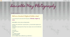 Desktop Screenshot of daniellemayphotography.blogspot.com