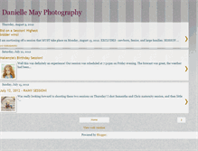 Tablet Screenshot of daniellemayphotography.blogspot.com