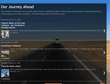 Tablet Screenshot of ourjourneyahead.blogspot.com