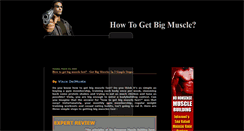 Desktop Screenshot of howtogetbigmuscle.blogspot.com