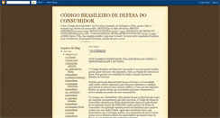 Desktop Screenshot of codigodoconsumidor.blogspot.com