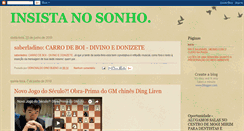 Desktop Screenshot of insistanosonho.blogspot.com