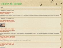 Tablet Screenshot of insistanosonho.blogspot.com