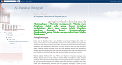 Desktop Screenshot of alfutuhatilmiyyah.blogspot.com