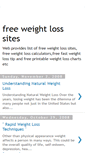 Mobile Screenshot of freeweightlosssites.blogspot.com
