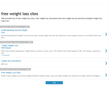 Tablet Screenshot of freeweightlosssites.blogspot.com
