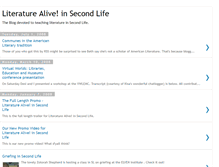 Tablet Screenshot of literaturealive.blogspot.com