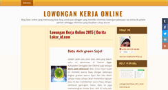 Desktop Screenshot of lokeronline-ind.blogspot.com