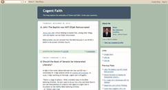 Desktop Screenshot of cogentfaith.blogspot.com