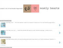 Tablet Screenshot of mostlyhearts.blogspot.com