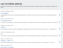 Tablet Screenshot of conmibibliaabierta.blogspot.com