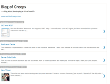 Tablet Screenshot of blogofcreeps.blogspot.com