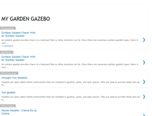 Tablet Screenshot of garden-gazebo.blogspot.com