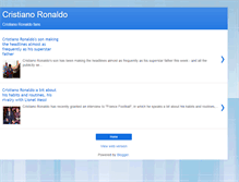 Tablet Screenshot of cristianoronaldo298.blogspot.com