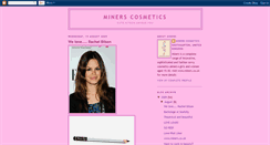 Desktop Screenshot of minerscosmetics.blogspot.com