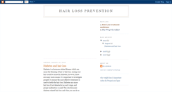 Desktop Screenshot of blockhairloss.blogspot.com
