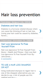 Mobile Screenshot of blockhairloss.blogspot.com
