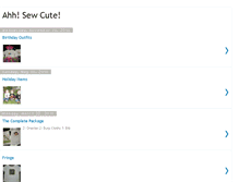 Tablet Screenshot of ahhsewcute.blogspot.com