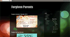 Desktop Screenshot of forgivenparentsmpc.blogspot.com