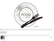 Tablet Screenshot of foodbyfran.blogspot.com