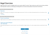 Tablet Screenshot of kegelexercises.blogspot.com
