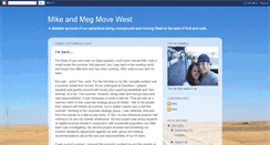 Desktop Screenshot of mikeandmegmovewest.blogspot.com