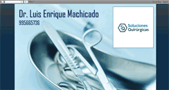 Desktop Screenshot of doctor-machicado.blogspot.com