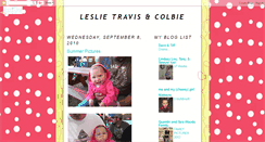 Desktop Screenshot of leslieandtravis.blogspot.com