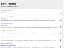 Tablet Screenshot of manelroqueta.blogspot.com