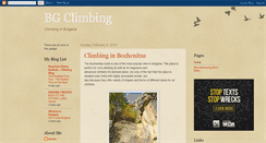 Desktop Screenshot of climbing-in-bulgaria.blogspot.com