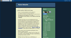 Desktop Screenshot of nuevarelacion.blogspot.com