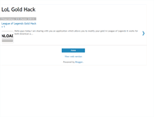 Tablet Screenshot of lolgoldhack.blogspot.com