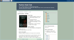 Desktop Screenshot of paulinasbookclub.blogspot.com