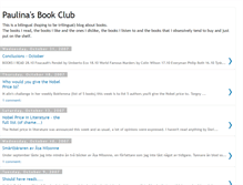 Tablet Screenshot of paulinasbookclub.blogspot.com