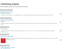 Tablet Screenshot of marketing-outpost.blogspot.com