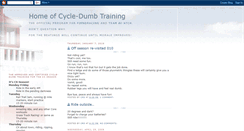 Desktop Screenshot of cycle-dumb.blogspot.com