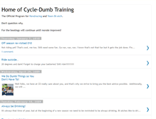 Tablet Screenshot of cycle-dumb.blogspot.com