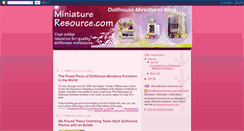 Desktop Screenshot of miniatureresource.blogspot.com