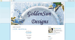 Desktop Screenshot of goldensun-designs.blogspot.com