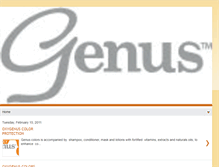 Tablet Screenshot of genushair.blogspot.com
