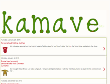 Tablet Screenshot of kamavenue.blogspot.com