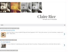 Tablet Screenshot of claireannrice.blogspot.com