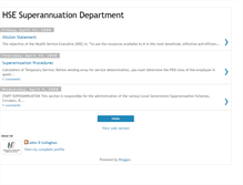 Tablet Screenshot of hsesuperannuationprocedures.blogspot.com