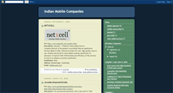 Desktop Screenshot of indianmobilecompaniesinfo.blogspot.com