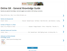 Tablet Screenshot of onlinegk.blogspot.com