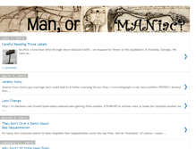 Tablet Screenshot of manormaniac.blogspot.com