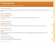 Tablet Screenshot of dumpingcode.blogspot.com