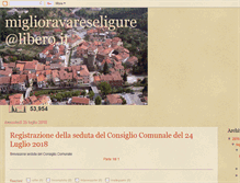Tablet Screenshot of miglioravareseligure.blogspot.com