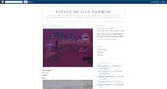 Desktop Screenshot of estateoflillyharmon.blogspot.com