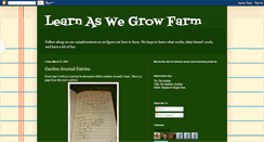 Desktop Screenshot of learnaswegrowfarm.blogspot.com